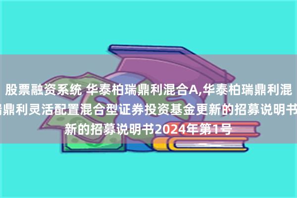 股票融资系统 华泰柏瑞鼎利混合A,华泰柏瑞鼎利混合C: 华泰柏瑞鼎利灵活配置混合型证券投资基金更新的招募说明书2024年第1号