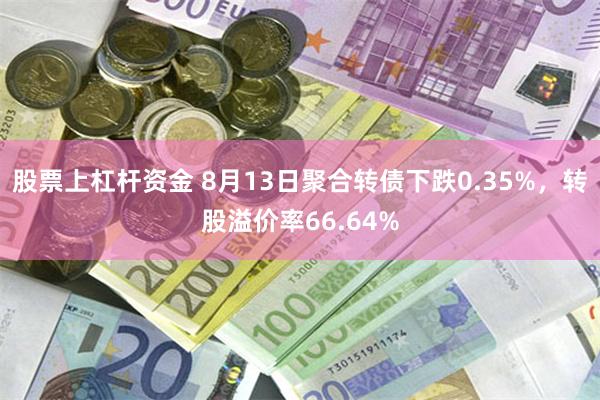 股票上杠杆资金 8月13日聚合转债下跌0.35%，转股溢价率66.64%